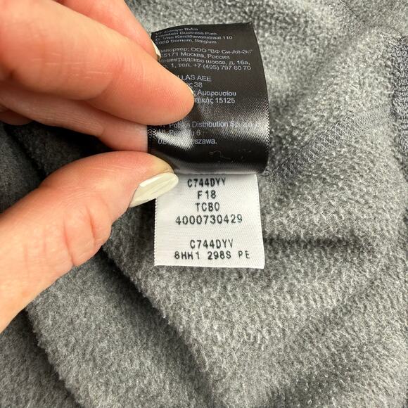 The North Face Gray Quarter Zip Fleece Pullover Gorpcore Hiking Outdoors XL - Picture 11 of 12